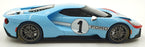 GT Spirit 1/18 Scale Resin US027 - 2020 Ford GT #1 Le Mans - Blue/White Stripe