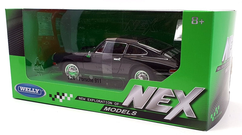 Welly 1/24 Scale Model Car 24087W - Porsche 911 - Dark Grey