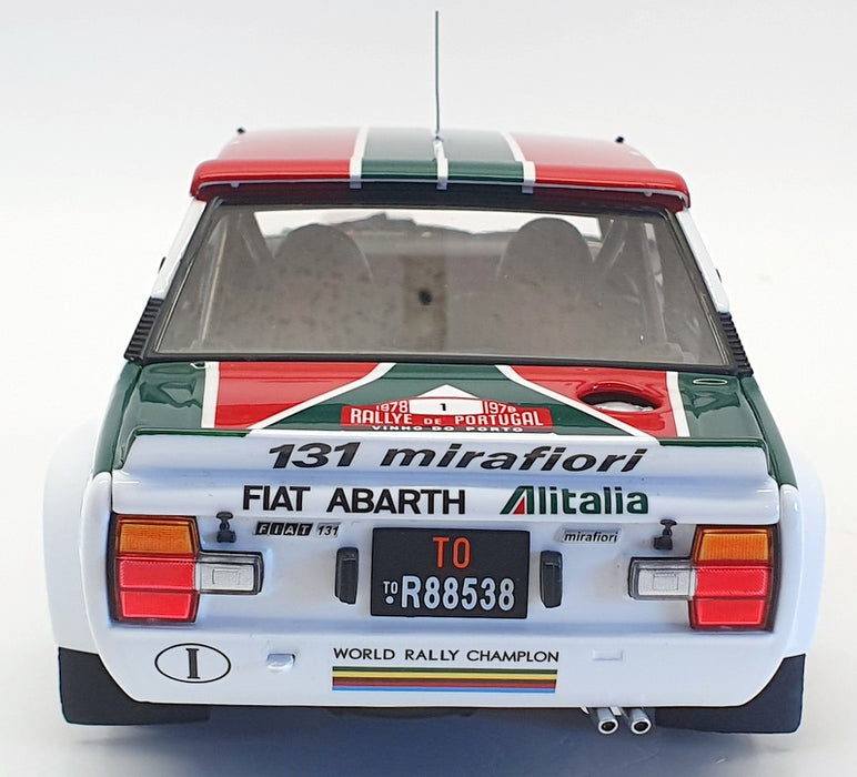 DIE CAST 1/18 IXO FIAT 131 ABARTH #4 RALLY PORTUGAL 1978 DIE CAST 1/18 IXO FIAT 131 ABARTH #4 RALLY PORTUGAL 1978