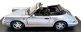 Anson 1/18 Scale Model Car 30309-W - Porsche 911 Carrera 4 Cabriolet  - Silver