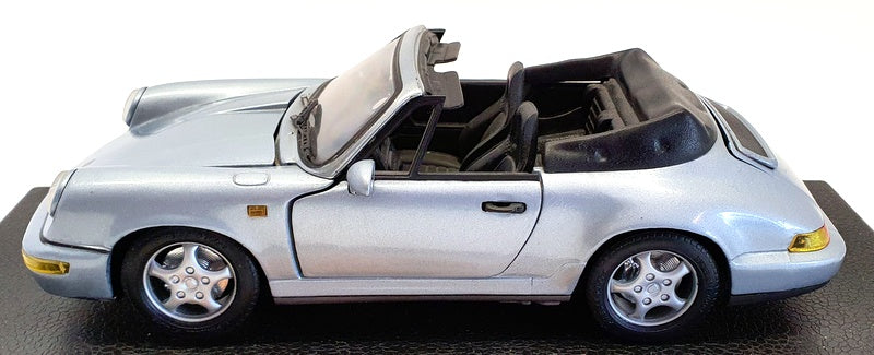 Anson 1/18 Scale Model Car 30309-W - Porsche 911 Carrera 4 Cabriolet  - Silver