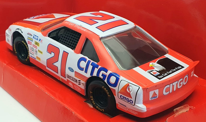 Racing Champions 1/24 09050 - 1994 Ford Stock Car #21 M.Shepherd Nascar - White