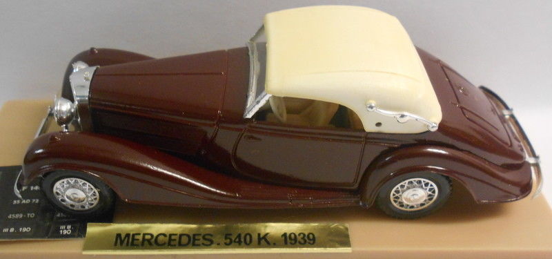 Solido 1/43 Scale Metal Model - SO234 MERCEDES 67 MAROON