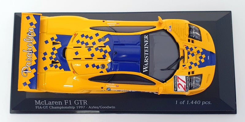 Minichamps 1/43 Scale 530 174327 - 1997 McLaren F1 GTR FIA GT Ayles/Goodwin
