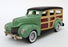 Unbranded 1/43 Scale UF201 - 1940s Ford Woody Wagon - Green/Black