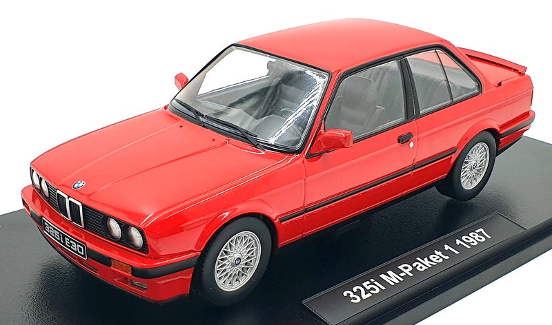 KK Scale 1/18 Scale Diecast KKDC180742 - BMW 325i M-Paket 1 1987 - Red