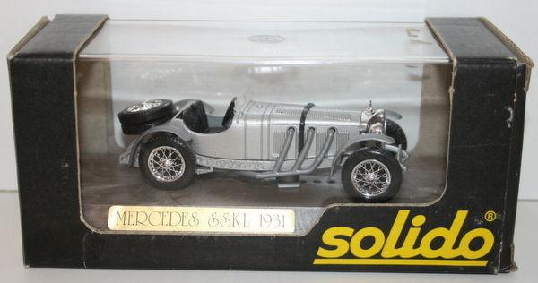 Solido 1/43 Scale - 4001 - 1931 Mercedes SSKL - Silver