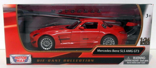 Motor Max 1/24 Scale Diecast 73356 - Mercedes Benz SLS AMG GT3 - Red