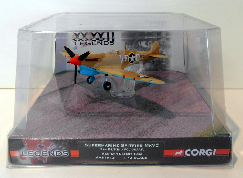 Corgi 1/72 AA31913 Supermarine Spitfire Mk VC 5th FS 52nd FG 1943