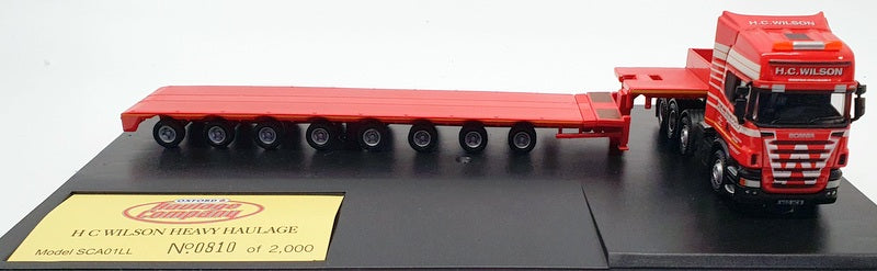 Oxford 1/76 Scale Model Truck SCA01LL - H C Wilson Heavy Haulage