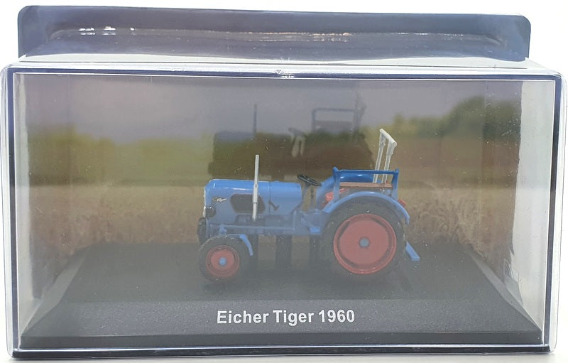Hachette 1/43 Scale Model Tractor HL19 - 1960 Eicher Tiger - Blue