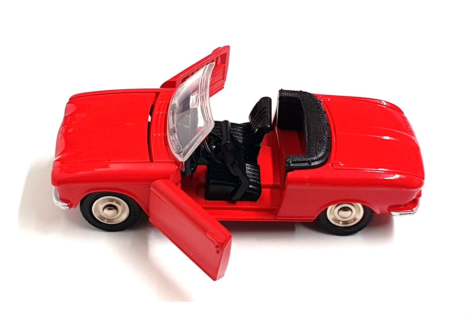 Atlas Editions Dinky Toys Appx 9cm Long 511 - Peugeot 204 Cabriolet - Red