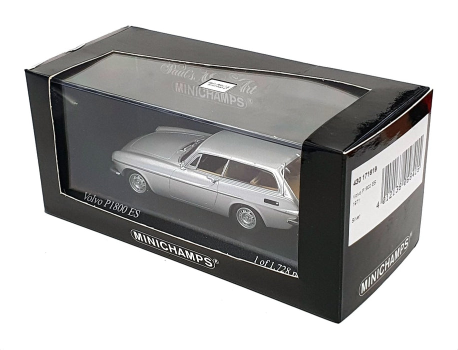 Minichamps 1/43 Scale 430 171619 - 1971 Volvo P1800 ES - Silver