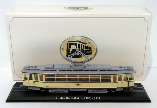 Atlas 1/87 scale Diecast Tram  - 7519007 Grober Hecht (C&U/LHB) - 1931