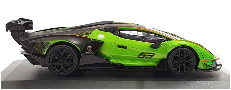 Burago 1/32 Scale 18-41161 - Lamborghini Essenza SCV12 #63 - Green/Black