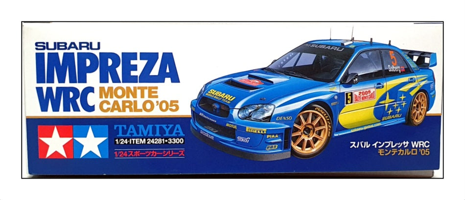 Tamiya 1/24 Scale Unbuilt Kit 24281 - Subaru Impreza WRC 2005 Monte Carlo