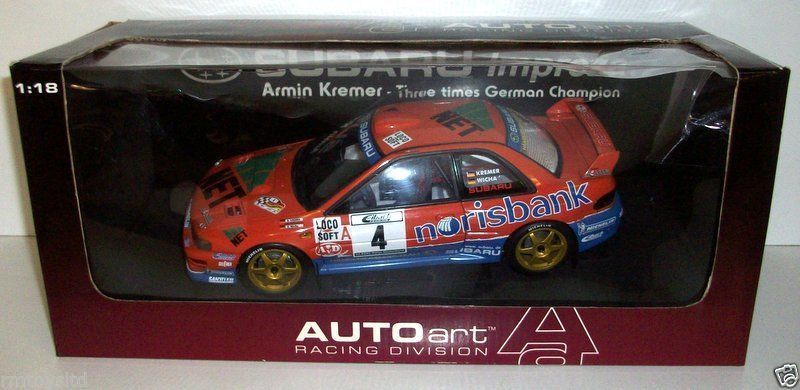 AUTOART 1/18 - 80091 SUBARU IMPREZA WRC 2000 GERMAN TEAM - KREMER / WICHA