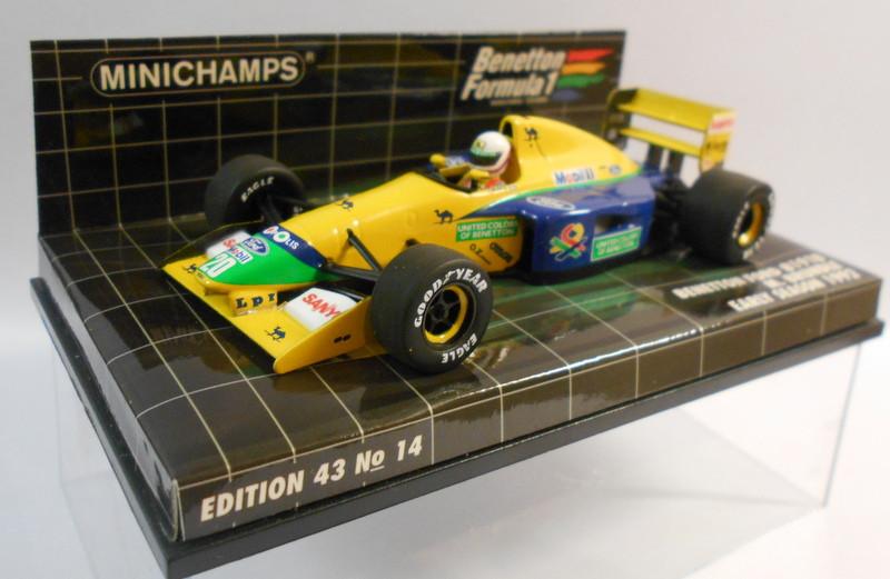 Minichamps F1 1/43 Scale - 400 920120 BENETTON FORD B191B EARLY SEASON M.BRUNDLE