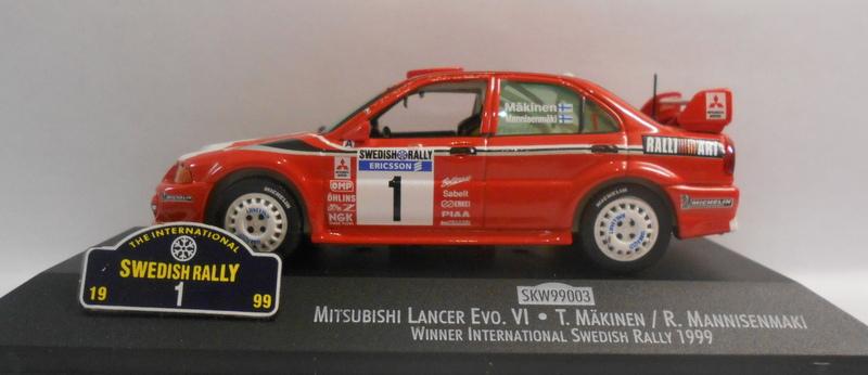 Skid 1/43 Scale Diecast Model SKW99003 MITSUBISHI LANCER EVO VI WINNER 99