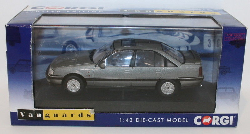 Vanguards 1/43 Scale VA14000 - Vauxhall Carlton MK2 2.0 CDX - Smoke Grey