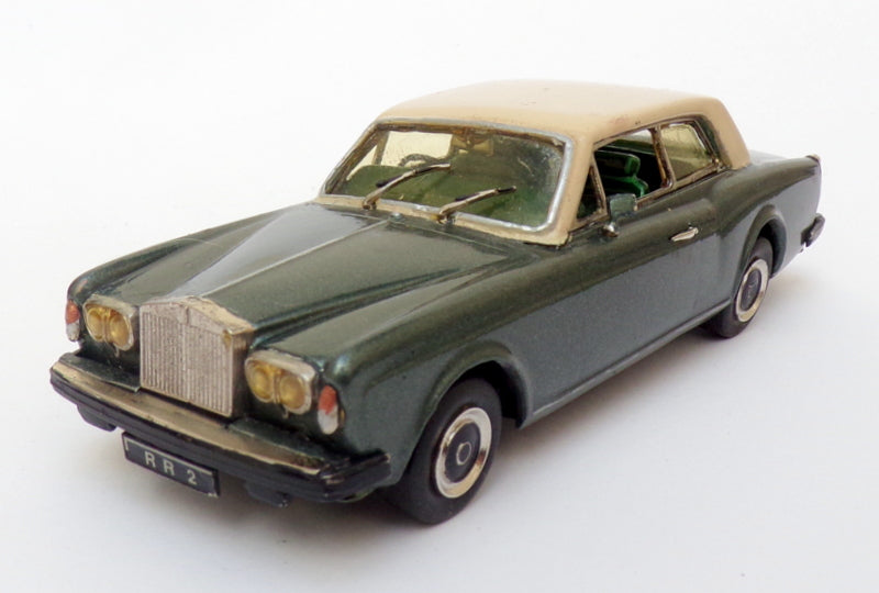 SMTS 1/43 Scale Built Kit CL7 - Rolls Royce Corniche FHC - Green/Beige