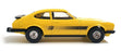 Corgi Appx 12cm Long Original Diecast 343 - Ford Capri - Yellow