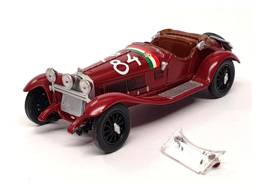 Unknown Brand ? 1/43 Scale 14622G - Alfa Romeo 6c 1750 Race Car - Maroon #84