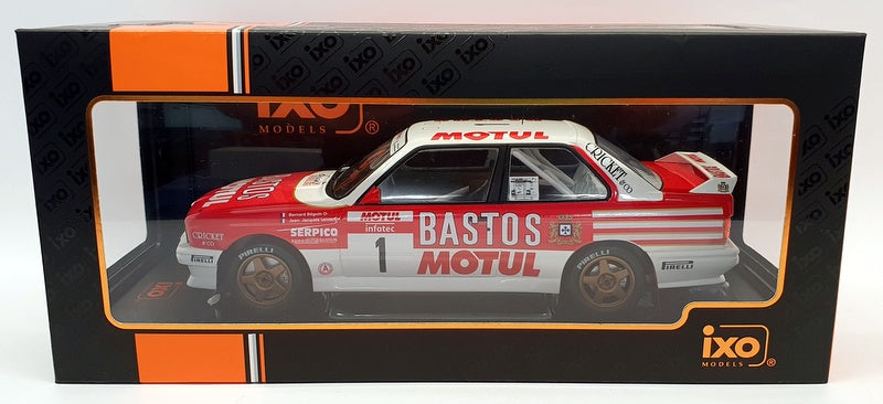 IXO 1/18 Scale Diecast 18RMC040A - BMW E30 M3 #1 Bastos Tour De Corse 1988