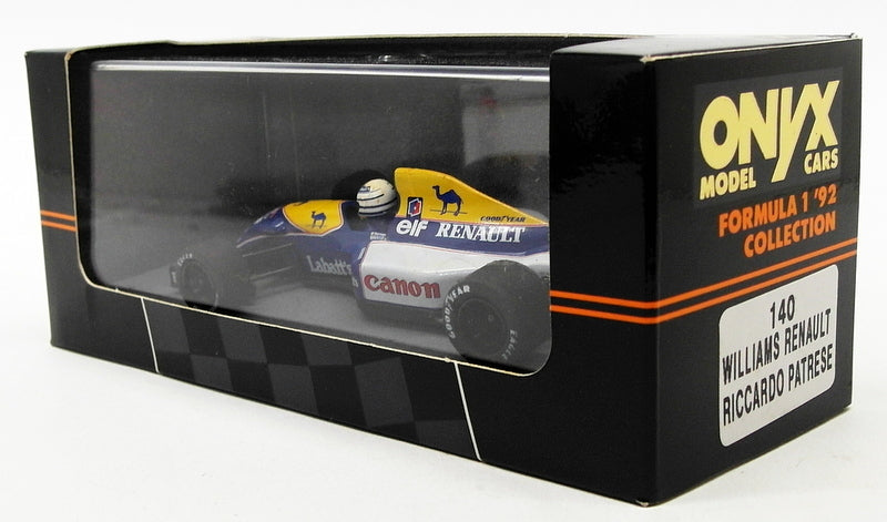 Onyx 1/43 Scale Model Car 140 - F1 '92 Williams Renault - R.Patrese
