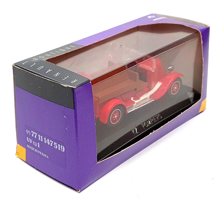 Solido 1/43 Scale 77 11 147519 - Renault KZ Pompiers Fire Engine - Red