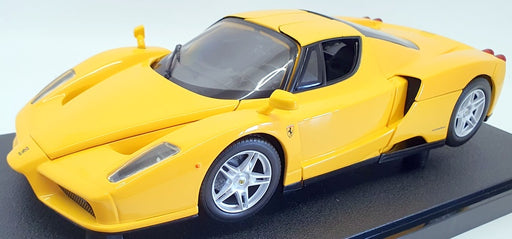 Hot Wheels 1/18 Scale Model Car C1550 - Ferrari Enzo - Yellow