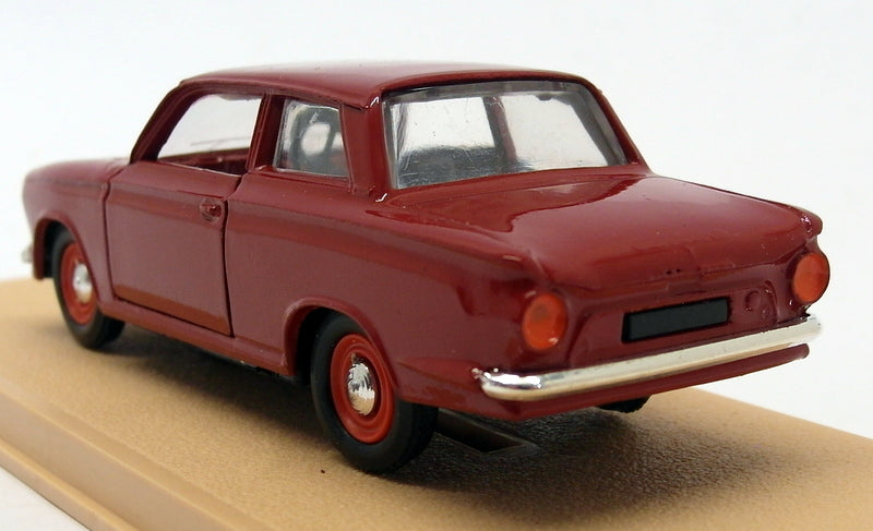 Eligor 1/43 Scale EL24 - Ford Cortina MK1 Red + Red Wheels RHD