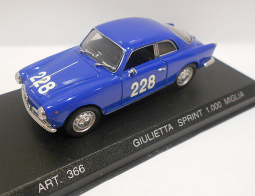 Corgi Detail 1/43 Scale - ART.366 ALFA ROMEO SPRINT 1960 1000 MIGLIA 49621