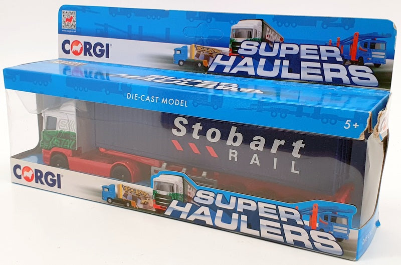 Corgi 1/64 Scale Model Truck TY86650 - Eddie Stobart Skeletal Trailer "Terence"