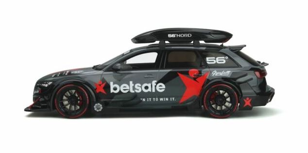 GT Spirit 1/18 Scale GT321 - 2017 Audi A6 RS6 DTM Avant - Black