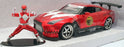Jada 1/24 Scale Model Car #31908 - 2009 Nissan GTR (R35) Red Power Ranger