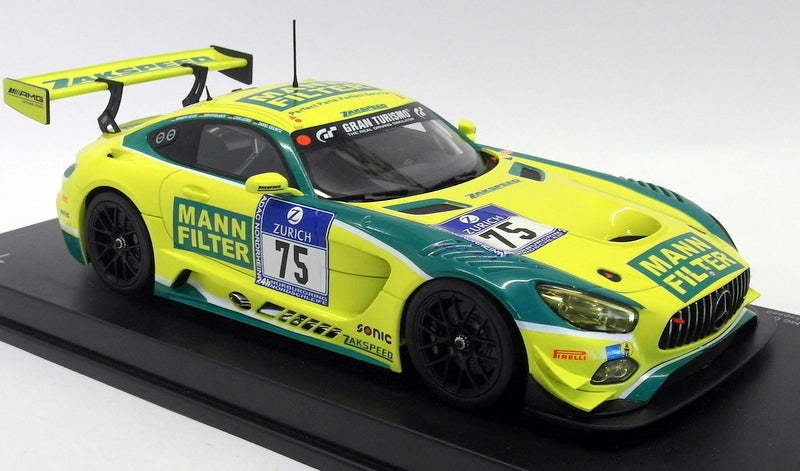Paragon 1/18 Scale PA-88019 AMG GT3 Zakspeed #75 2016 6th 24hr Nurburgring