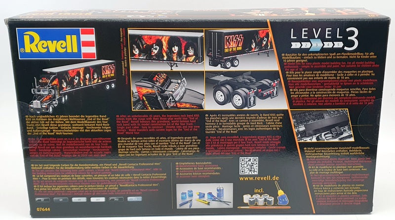 Revell 1/32 Scale Model Truck Kit 07644 - Tour Truck Kiss End of The Road