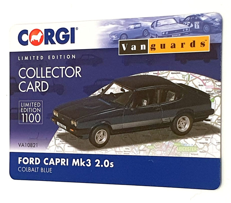 Vanguards 1/43 Scale VA10821 - Ford Capri Mk3 2.0s  - Colbalt Blue