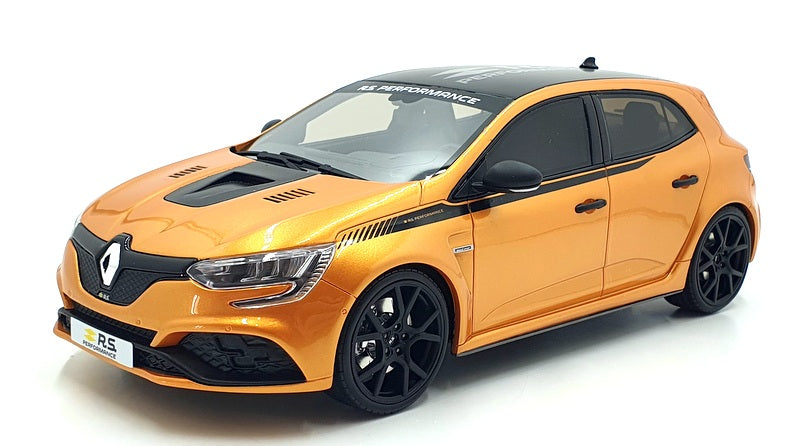 Otto Mobile 1/18 Scale OT899 Renault Megane RS Performance Kit Orange - Yellow