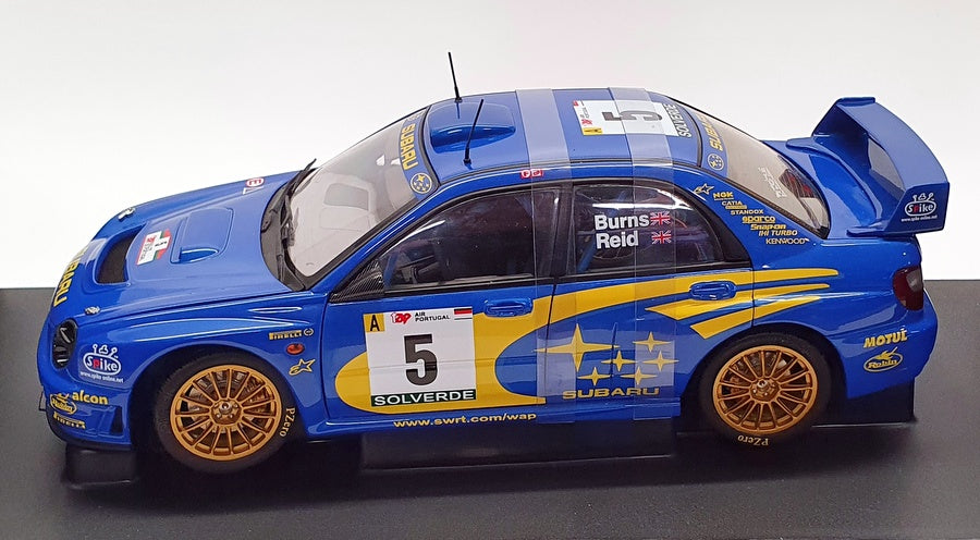 AutoArt 1/18 Scale diecast  80191 Subaru Impreza WRC 2001 Burns Reid Portugal