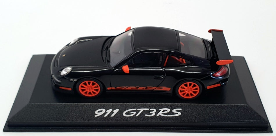 Minichamps 1/43 Scale WAP 020 128 17 - Porsche 911 GT3RS - Black/Orange