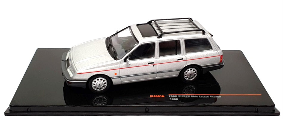 Ixo Models 1/43 Scale CLC391N - 1988 Ford Sierra Ghia Estate (Rural) - Silver