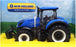Burago 1/32 Scale 18-44066 - New Holland T7 HD Farm Tractor - Blue