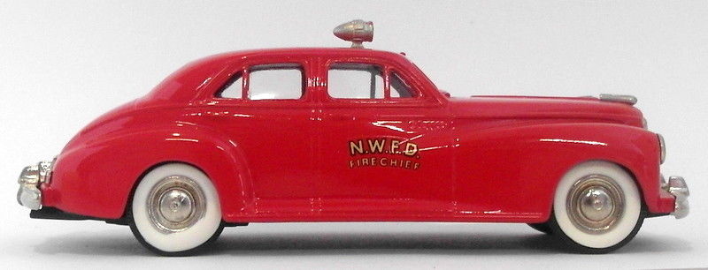 Brooklin 1/43 Scale BRK18 005  - 1941 Packard Clipper Fire Chief PCTS 1 Of 750