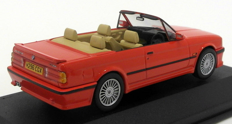 Vanguards 1/43 Scale Model Car VA13700 - BMW E30 Alpina C2.5 Convertible - Red