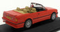Vanguards 1/43 Scale Model Car VA13700 - BMW E30 Alpina C2.5 Convertible - Red