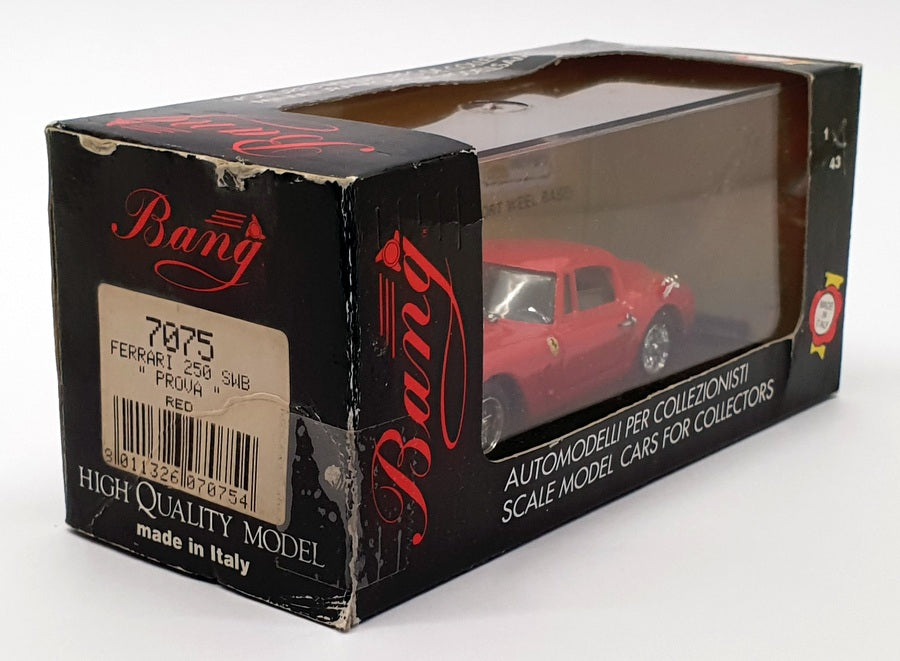 Bang 1/43 Scale Model Car 7075 - Ferrari 250 SWB - Red