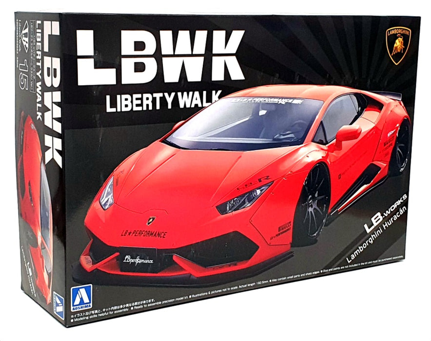 Aoshima 1/24 Scale Unbuilt Kit 059883 - LB Works Lamborghini Huracan