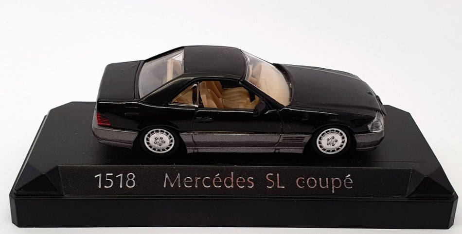 Solido 1/43 Scale Diecast 1518 - Mercedes Benz SL Coupe - Met Black/Grey
